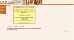 Desktop Screenshot of haccpitalia.com